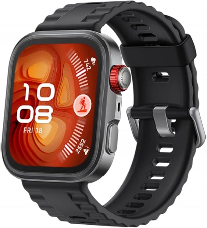 Huawei Watch Fit 4 Pro Smart Watch - Black with Fluoroelastomer Strap 1.82"