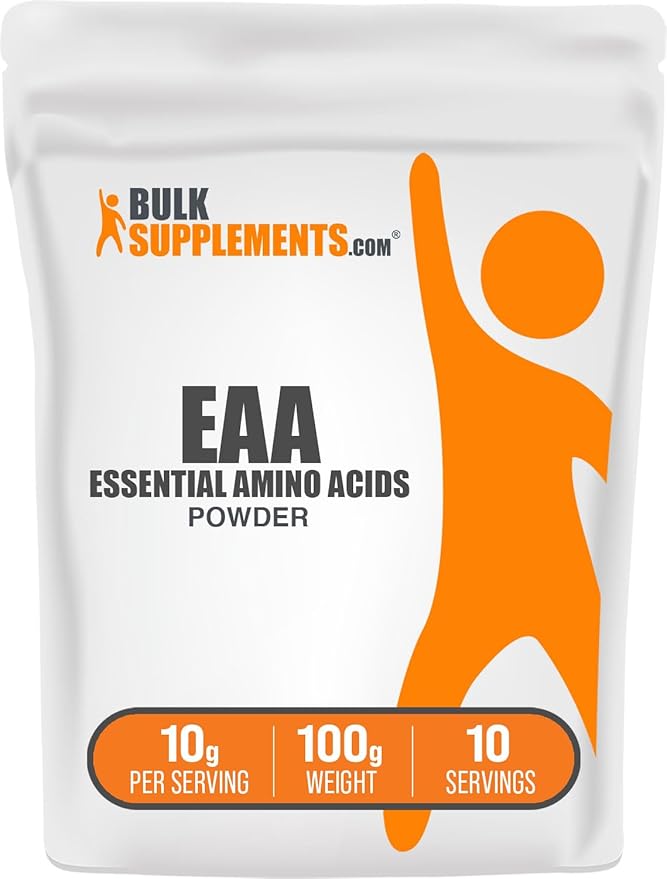 BulkSupplements.com Essential Amino Acids (EAA) - BCAA Powder - Muscle Building