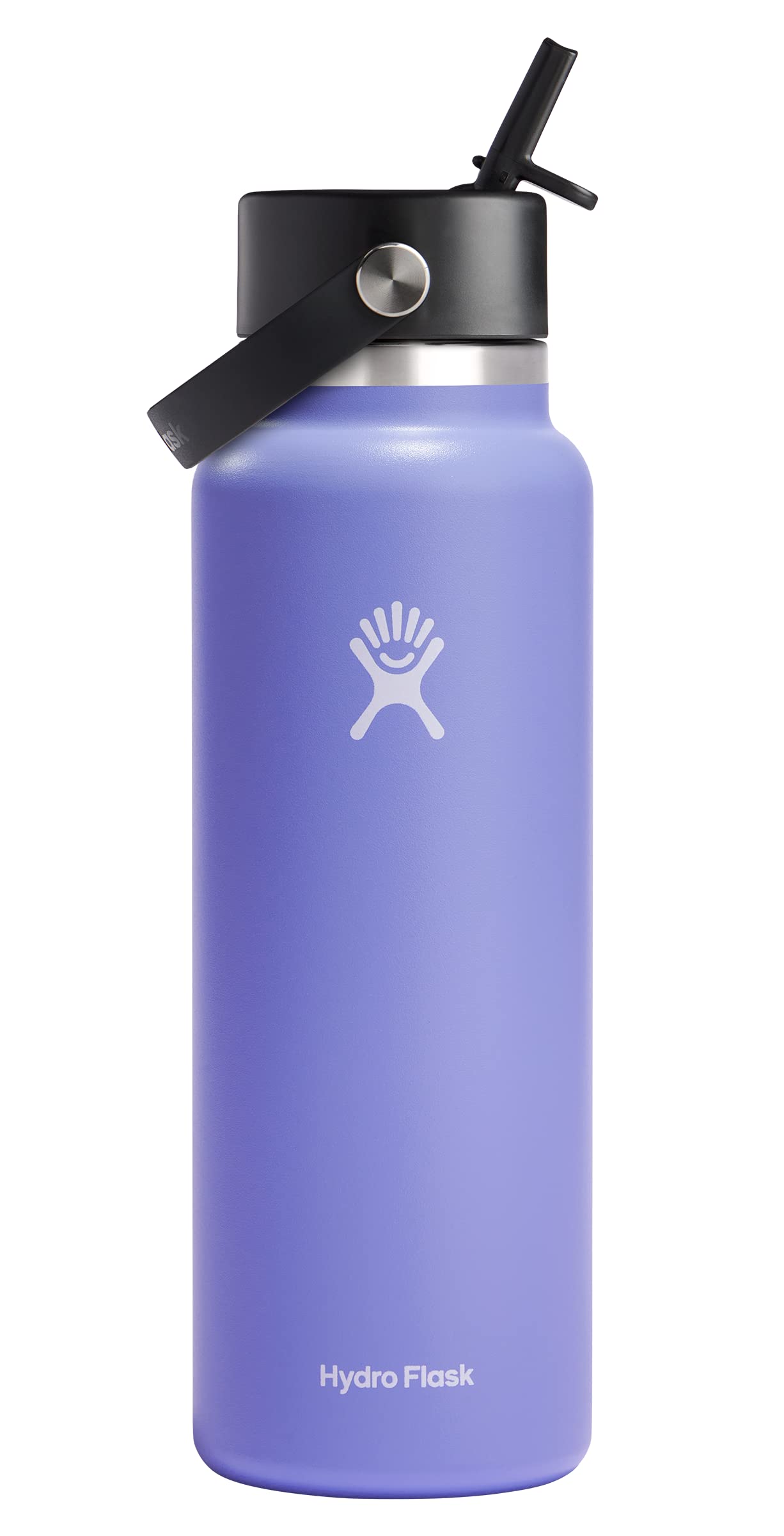 Hydro Flask Wide Mouth Bottle with Flex Cap 40 oz White