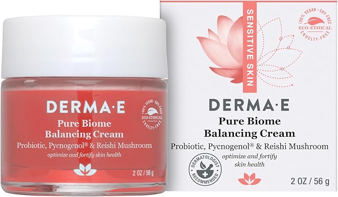 Derma E, Pure Biome Balancing Cream, 2 oz (56 g)