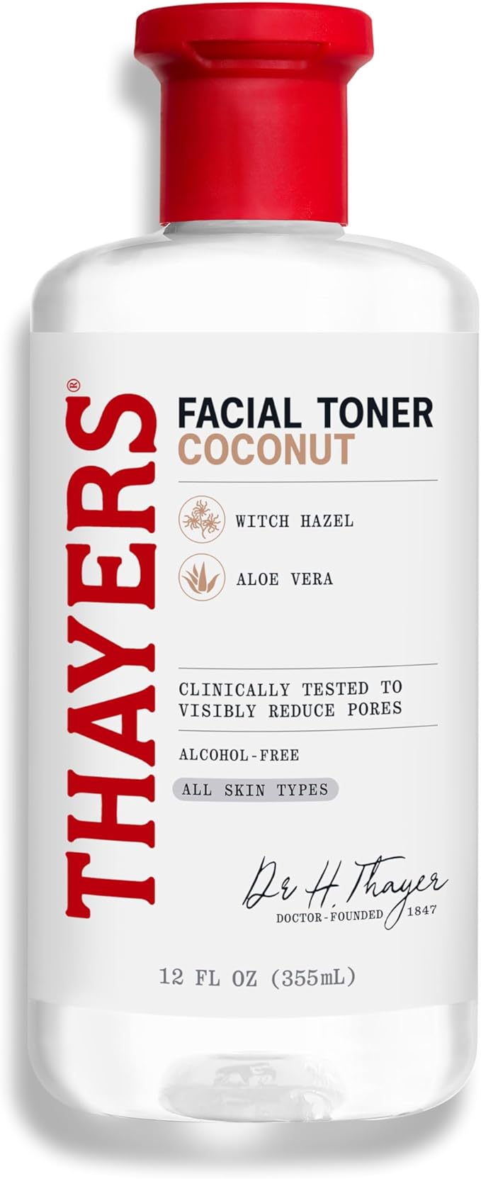 Thayers Witch Hazel Toner, Alcohol-Free, Coconut Water - 12 fl oz