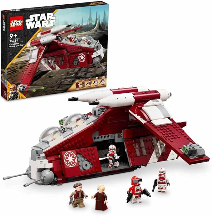 LEGO Star Wars: The Clone Wars Coruscant Guard Gunship 75354 Buildable Star Wars Toy For 9 Year Olds, Gift Idea For Star Wars Fans Including