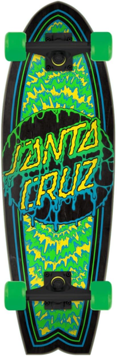 Santa Cruz Toxic Dot Shark 27 Cruiser Skateboard