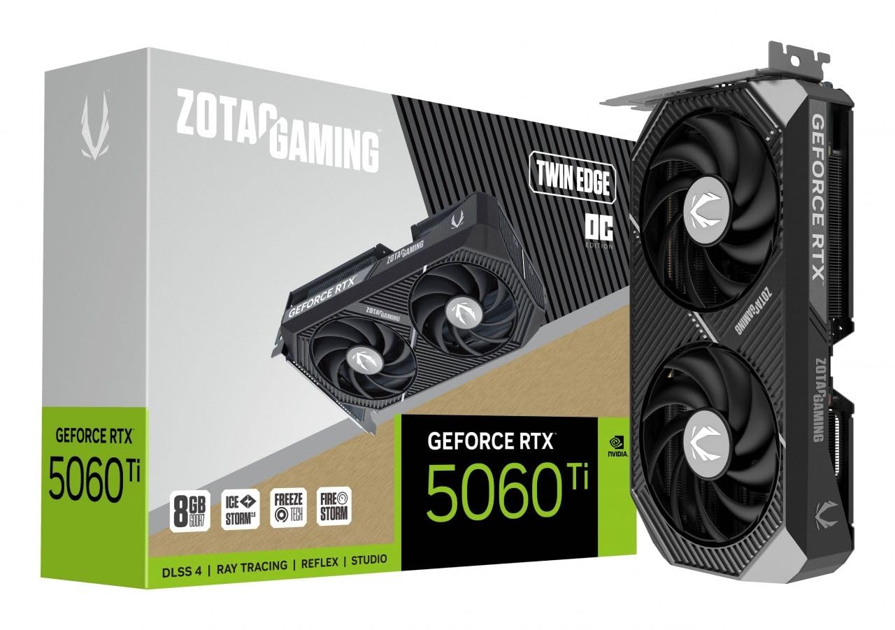 ZOTAC Gaming GeForce RTX 5060 Ti 16GB Twin Edge