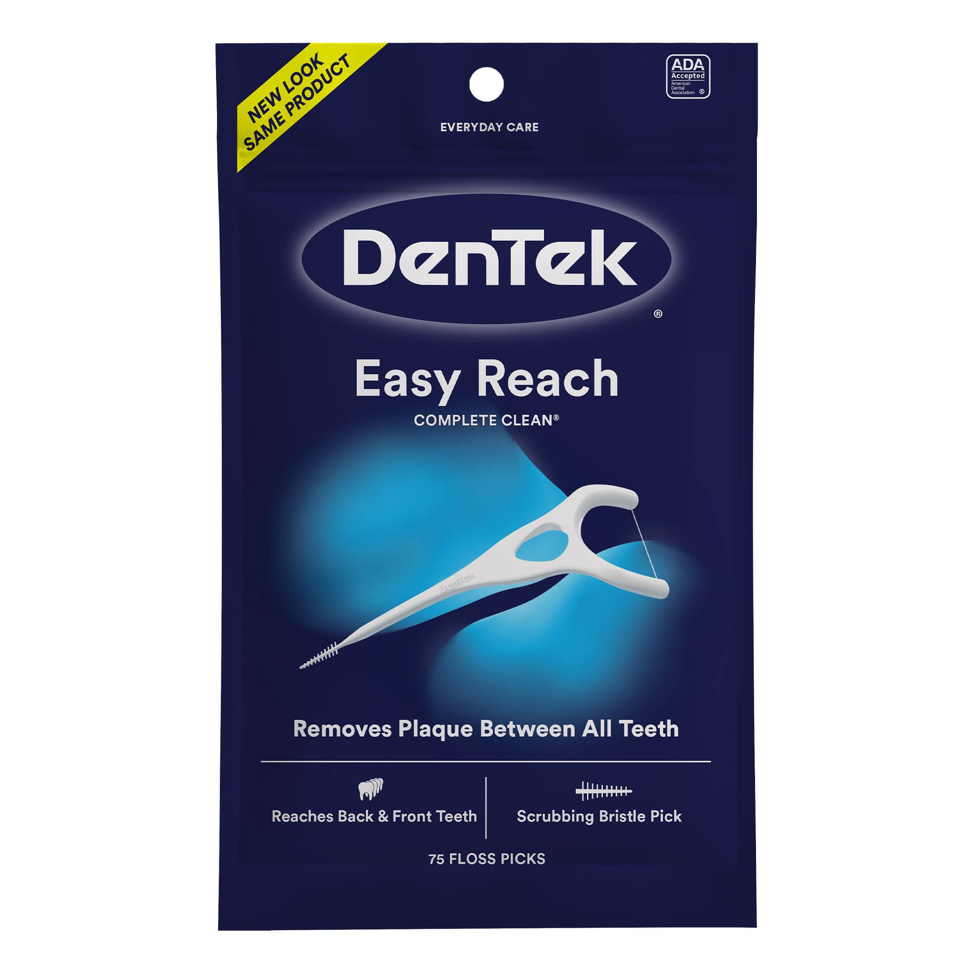 DenTek Complete Clean Floss Picks, Fresh Mint 75 EA