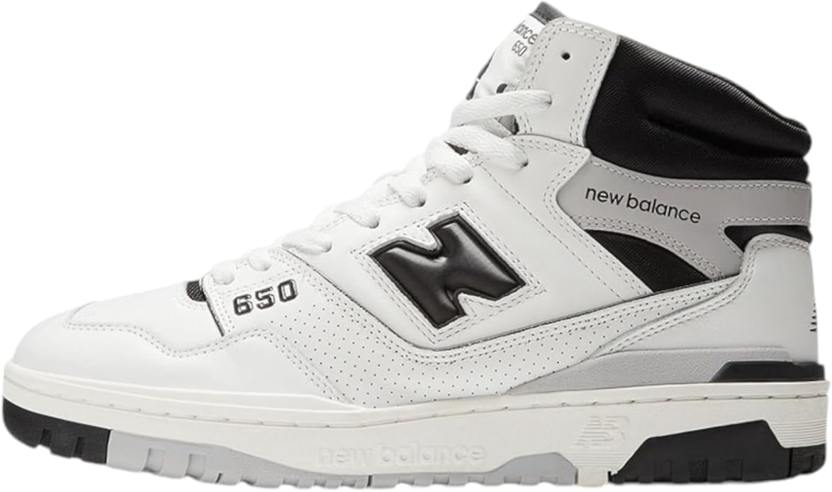 New Balance Mens 650 - Basketball Shoes White/Black Size 14.0