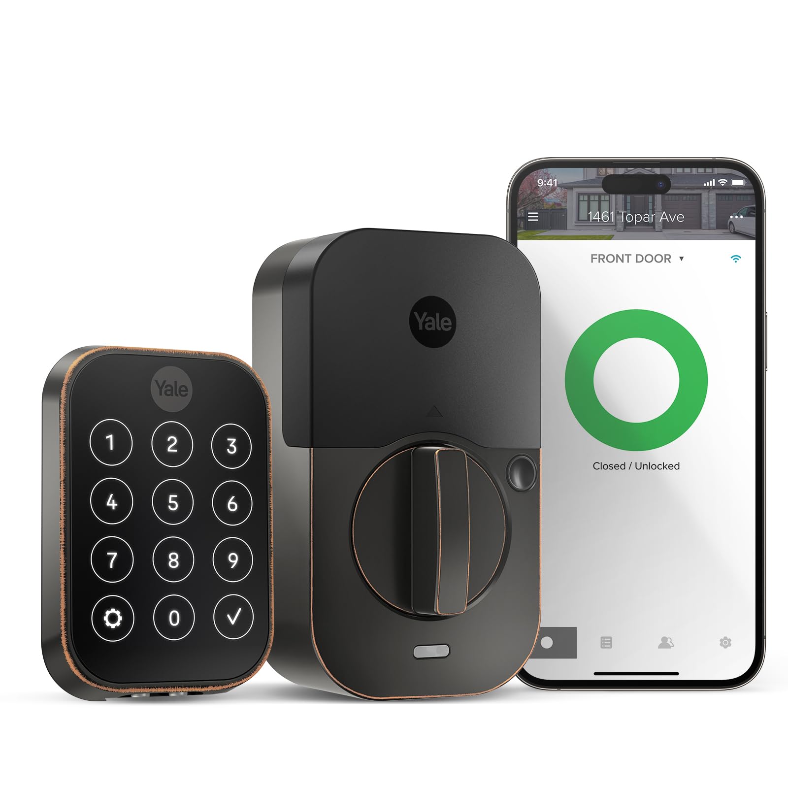 Yale Assure Lock 2 Key-Free Touchscreen with Wi-Fi in Oil Rubbed Bronze