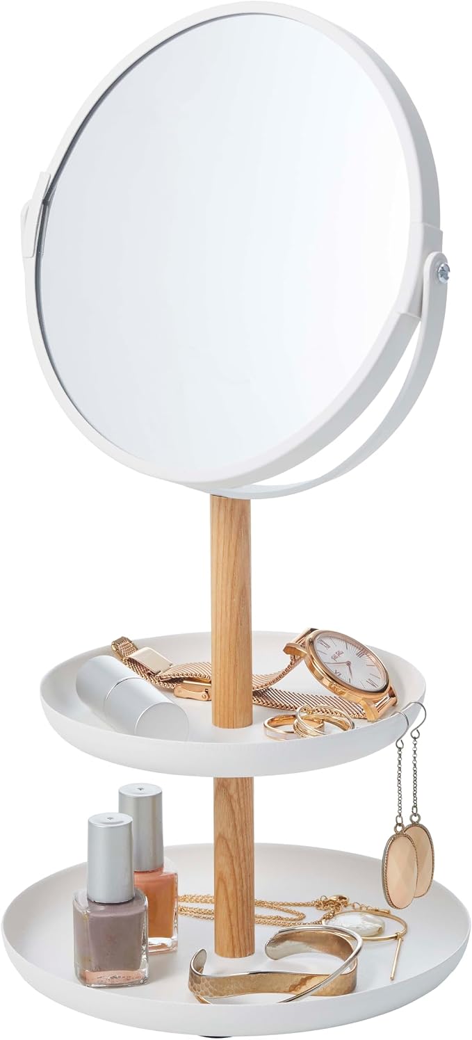 Yamazaki Tosca Mirror with Accessory Trays
