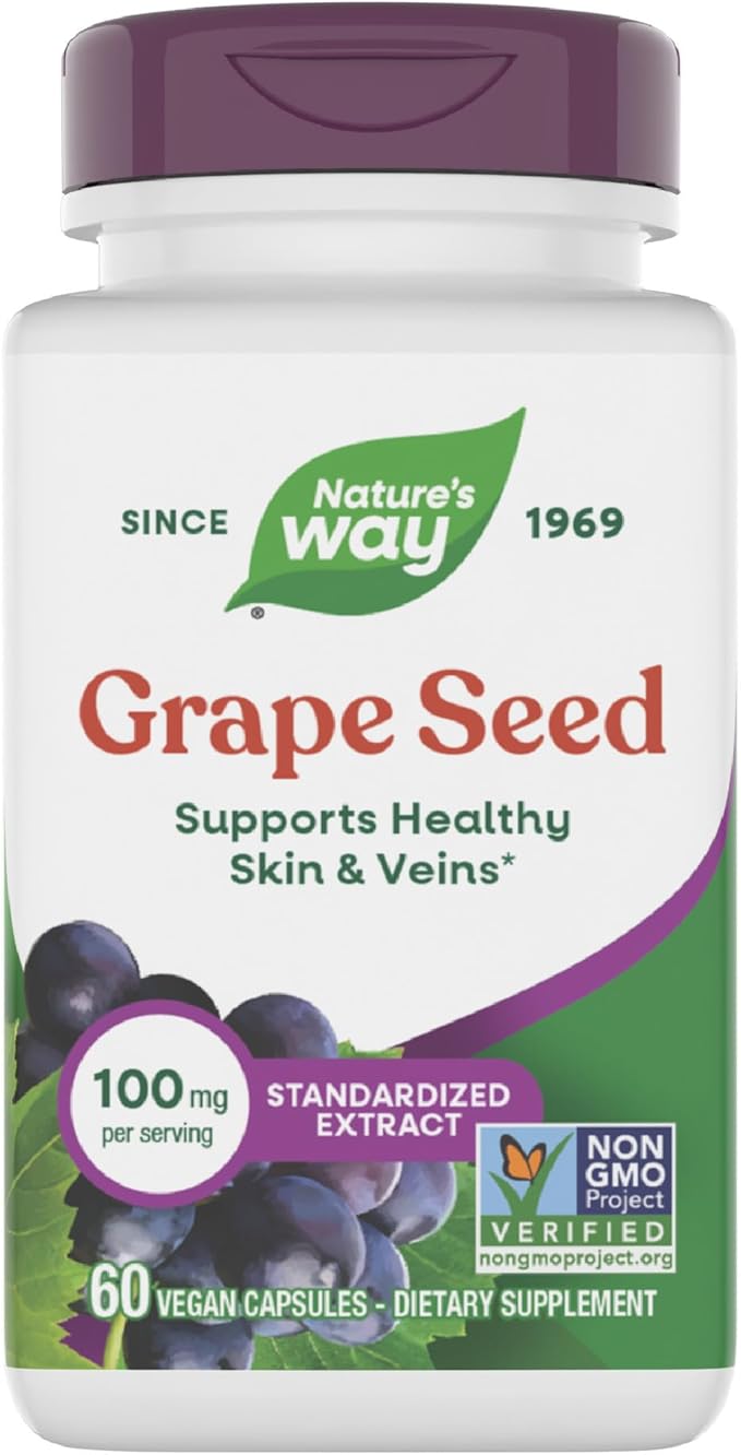 Nature's Way - Grape Seed Standardized - 30 Capsules