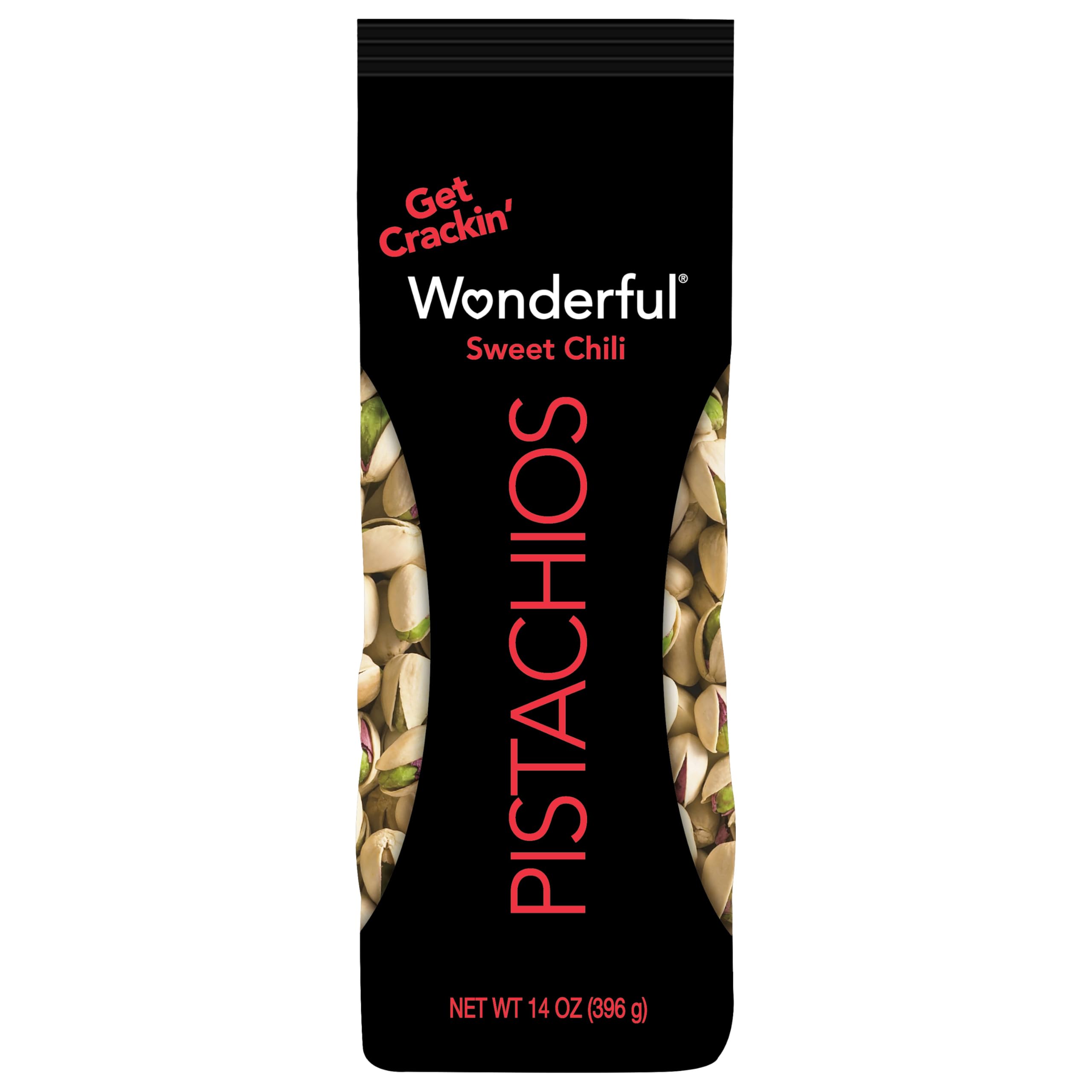 Wonderful Pistachios, Sweet Chili Flavor, 14 Ounce Bag