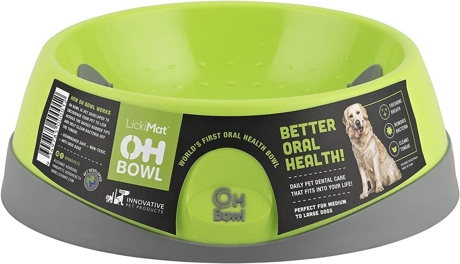 Oh Bowl for Dogs Medium / Green