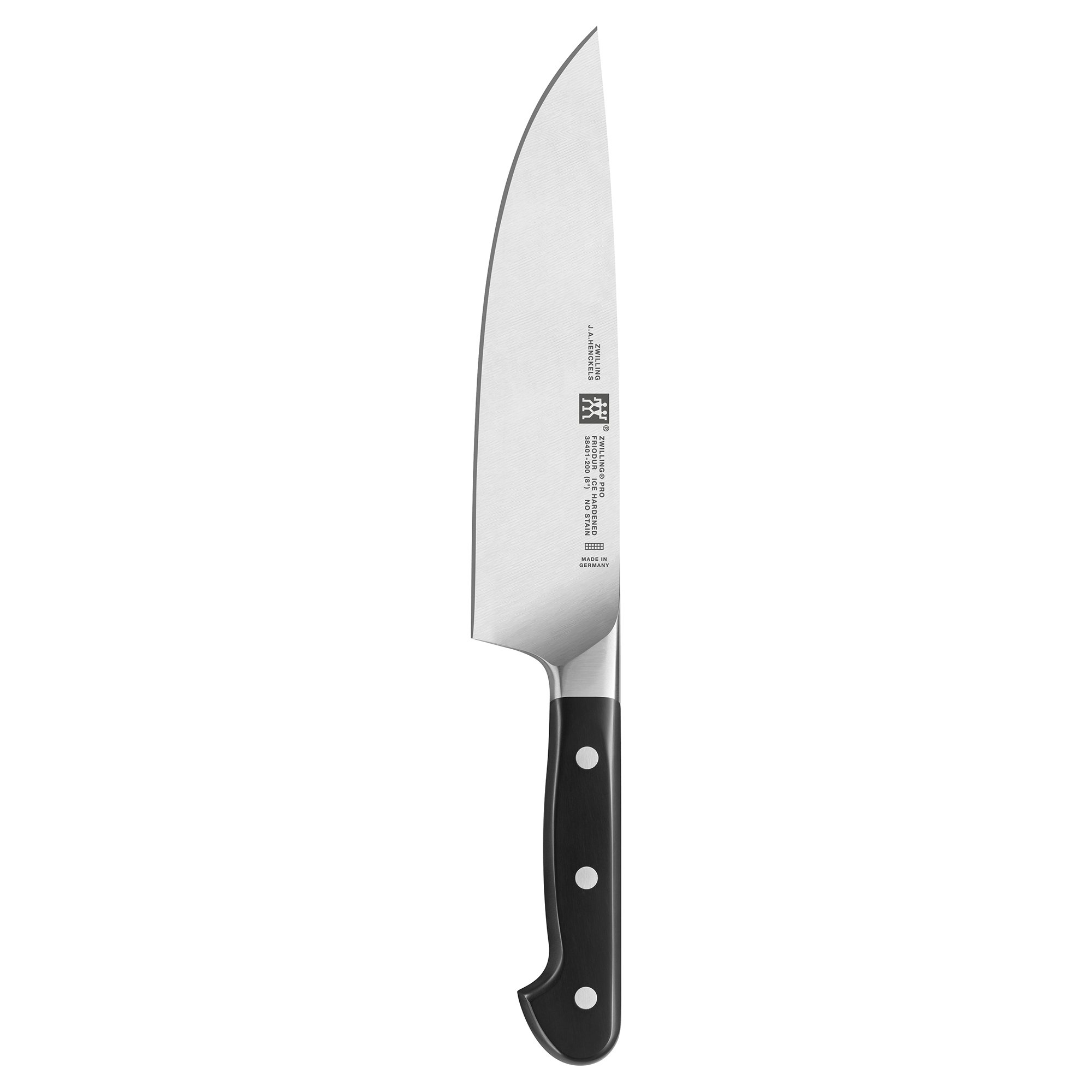 ZWILLING JA Henckels 38401-203 Henckels Zwilling Pro-8" Chef's Knife, Black