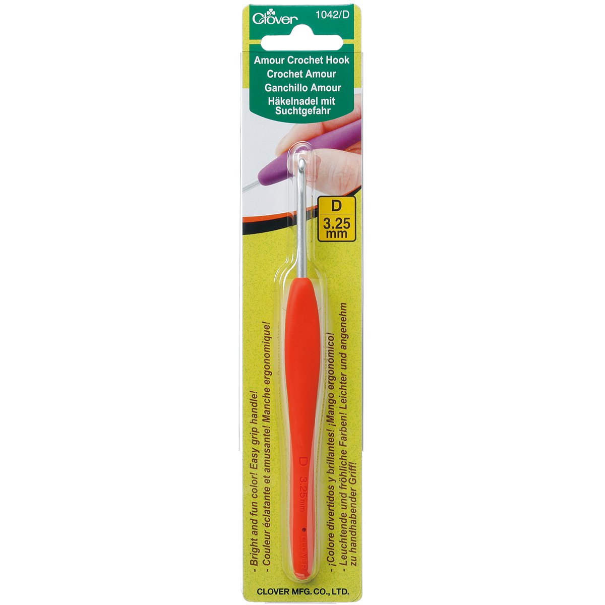 Clover Amour Crochet Hook - Size D3/3.25mm