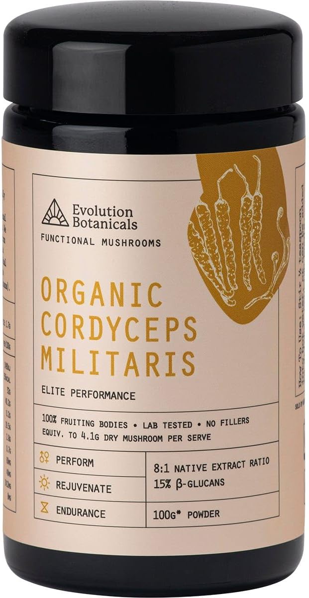 Evolution Botanicals Organic Cordyceps Militaris 100g