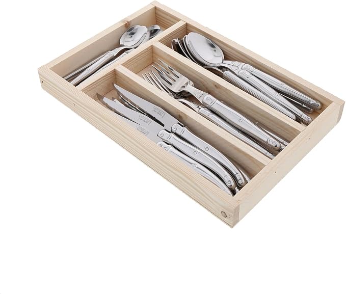 Jean Dubost Laguiole Simplicite - 24pc Cutlery Set Stainless Steel