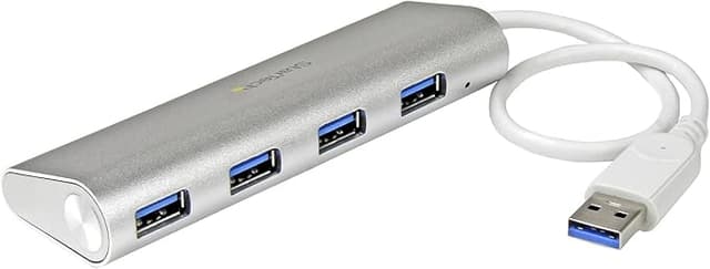 StarTech 4-Port Portable USB 3.0 Hub With Built-in Cable