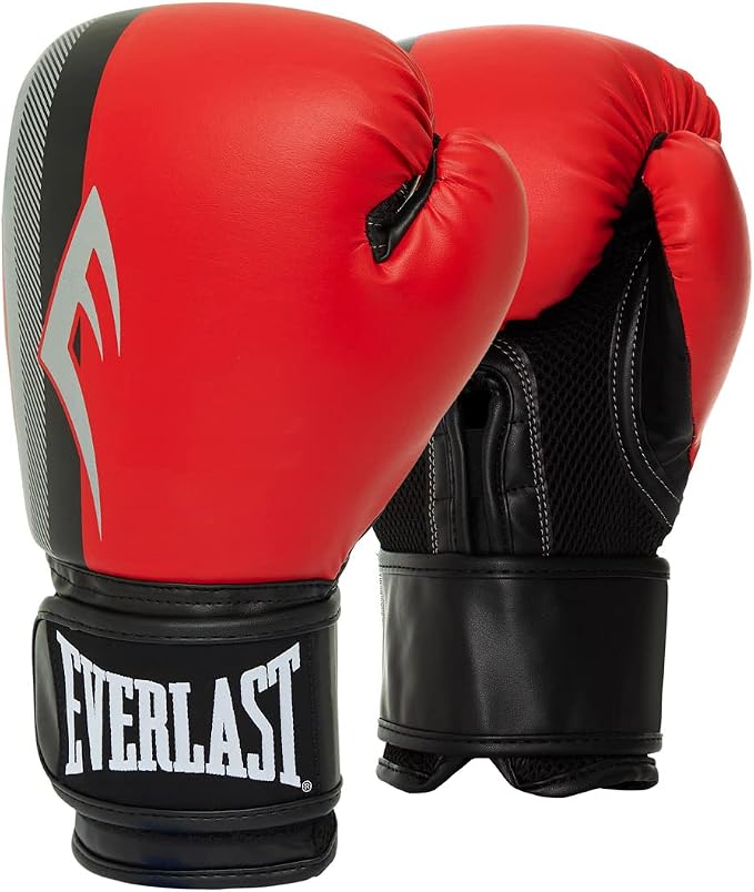 Everlast Pro Style Power 12oz Red/Black/Silver Boxing Glove Red