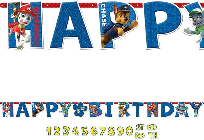Paw Patrol Add An Age Banner