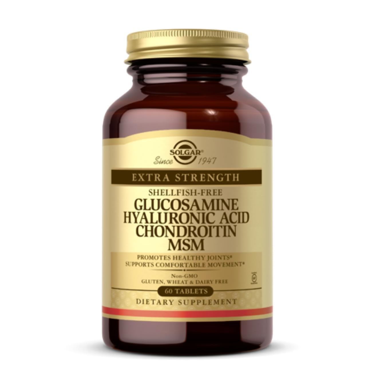 Solgar Glucosamine Hyaluronic Acid Chondroitin MSM - 120 Tablets