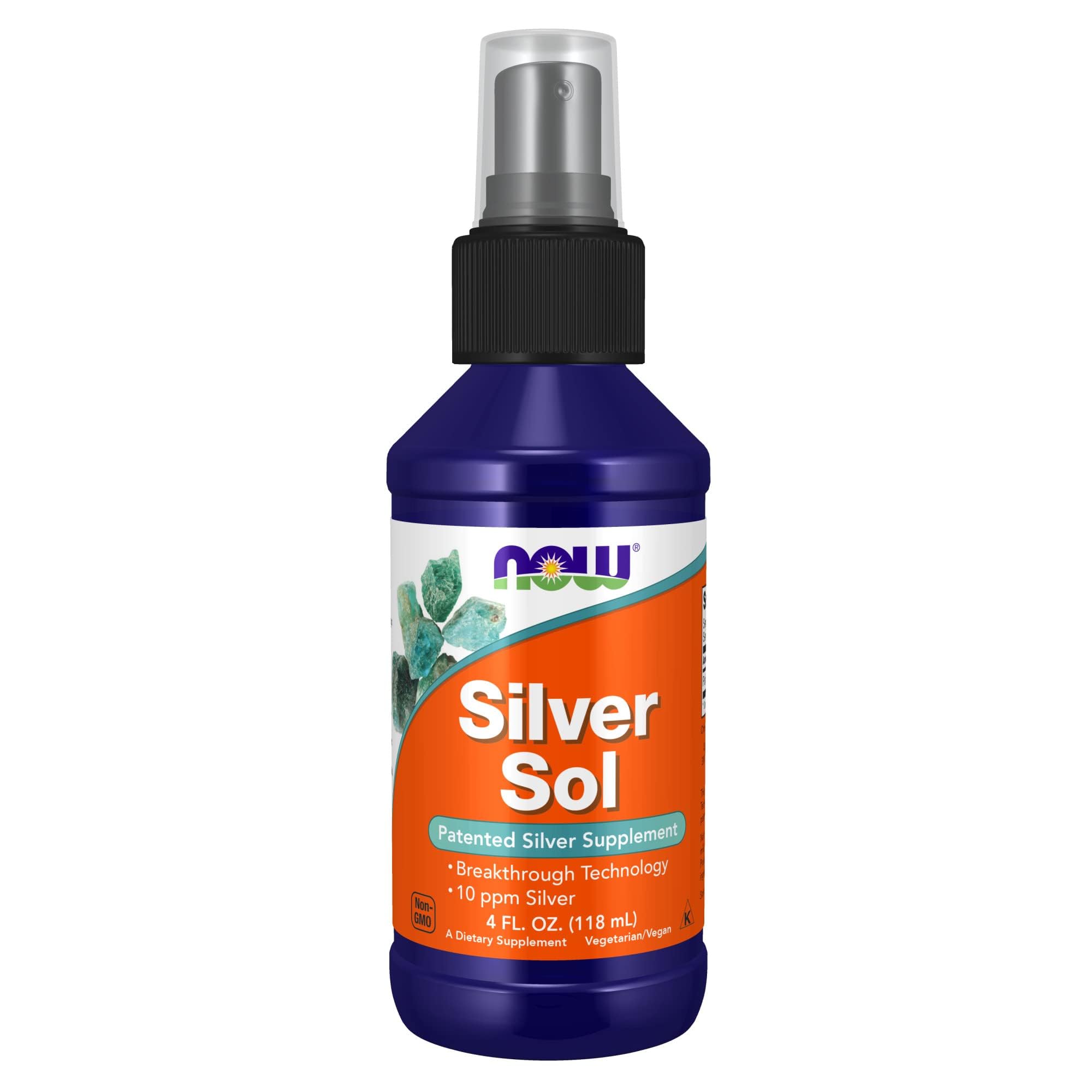 Now Foods Silver Sol 4 fl oz (118 ml)