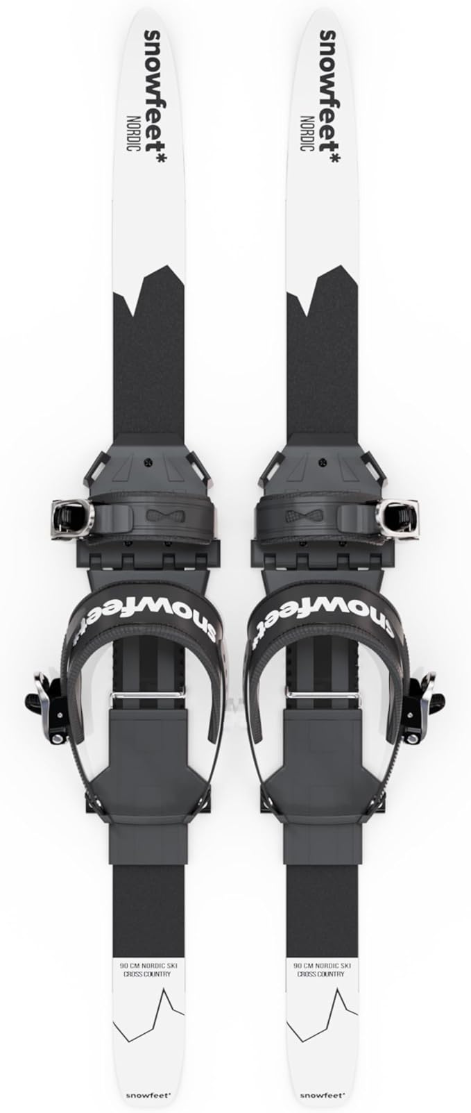Snowfeet* Nordic | Cross-country Skate Skis | 90 cm - Pro XC Bindings