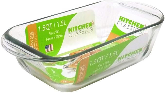 Kitchen Classics Glass 1.5L Loaf Pan