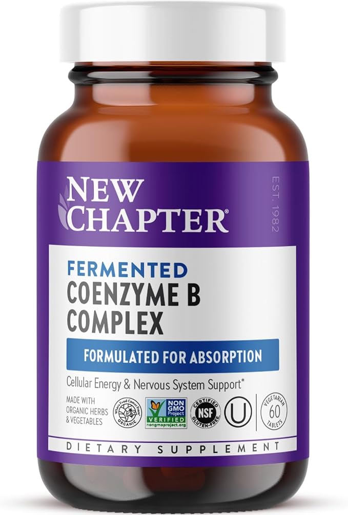 New Chapter Fermented Coenzyme B Complex 90 Vegetarian Tablets