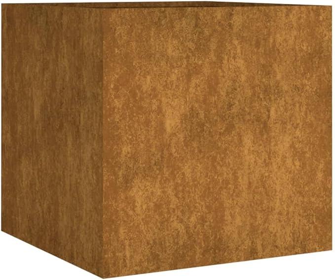 vidaXL Corten Steel Brown Planter - 40 x 41 x 40cm