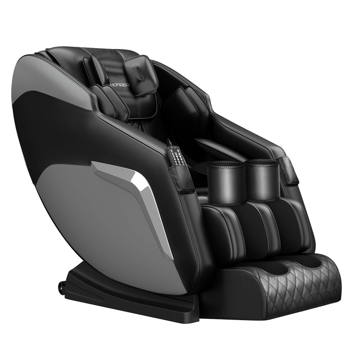 HOMASA Black Full Body Massage Chair Zero Gravity Recliner