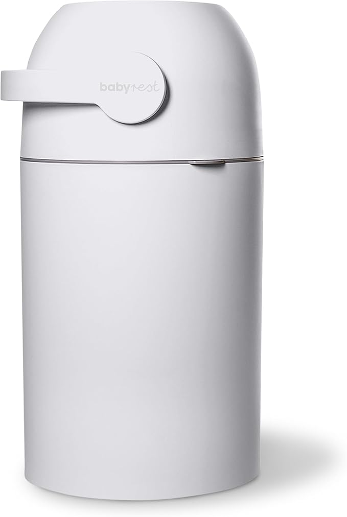 Babyrest Aster Nappy Bin White