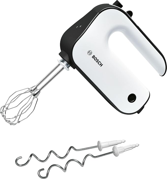 Bosch CleverMixx Styline MFQ4020GB Hand Mixer 450 W - White & Black