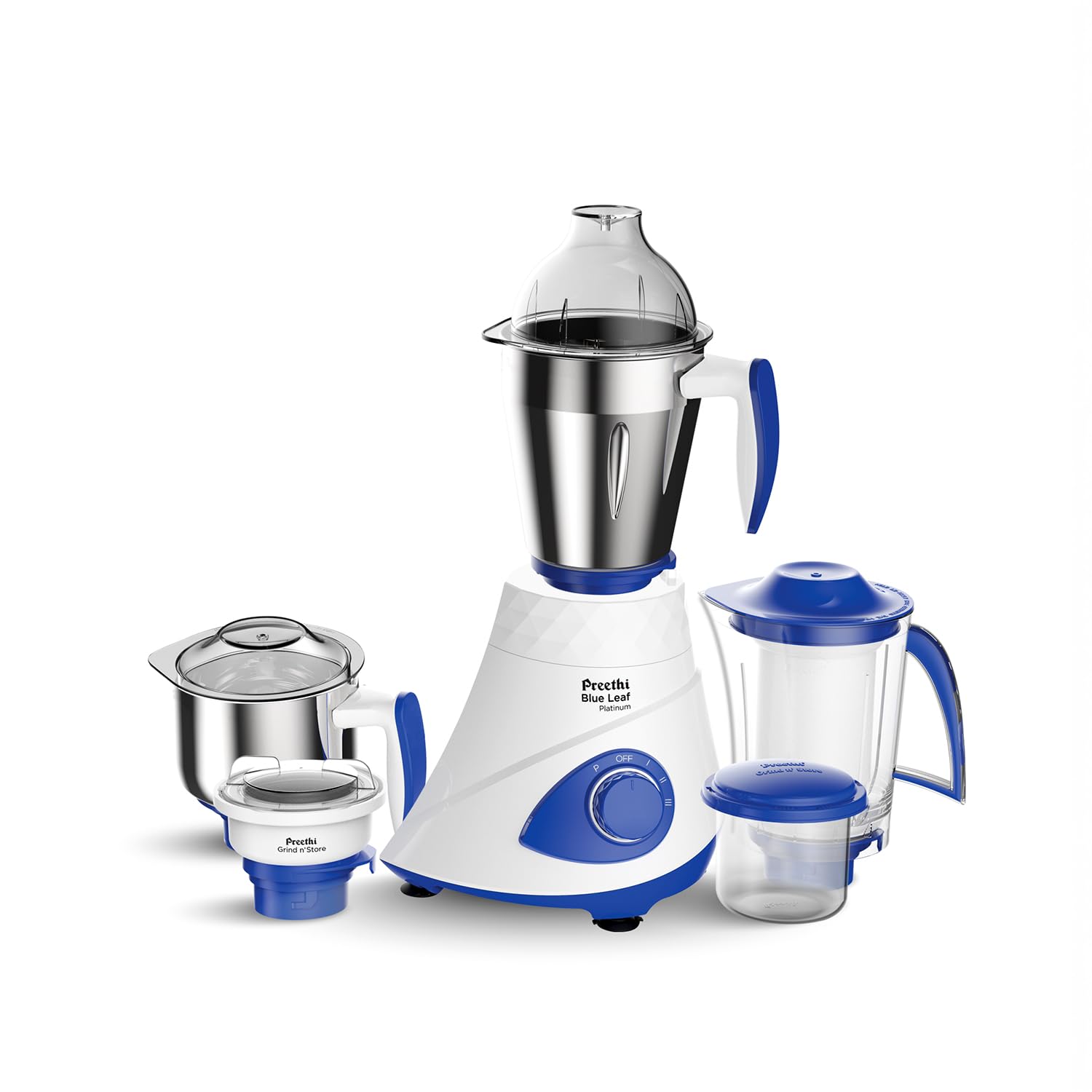 Preethi Blue Leaf Platinum 750-Watt Mixer Grinder