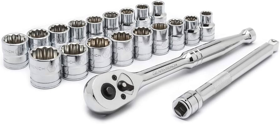 GearWrench 20 Pc. SAE/Metric 12 Pt. Mechainics Tool Set - 8801A