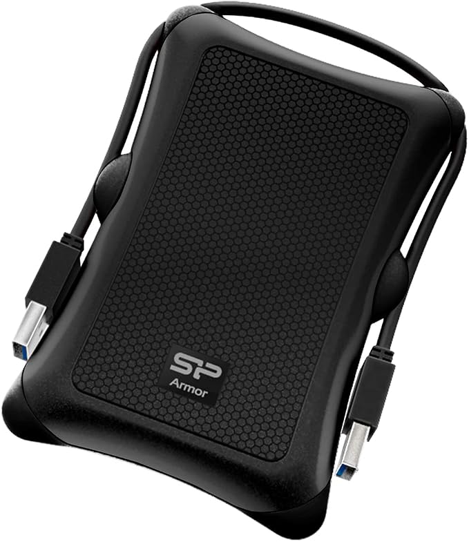 Silicon Power Armor A30 External Hard Drive 1000 GB Black