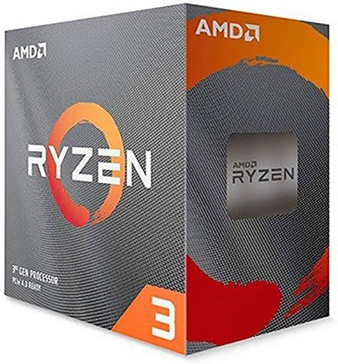 AMD Ryzen 3 3100 4-Core 3.6Ghz AM4 CPU, with Wraith Stealth Cooler
