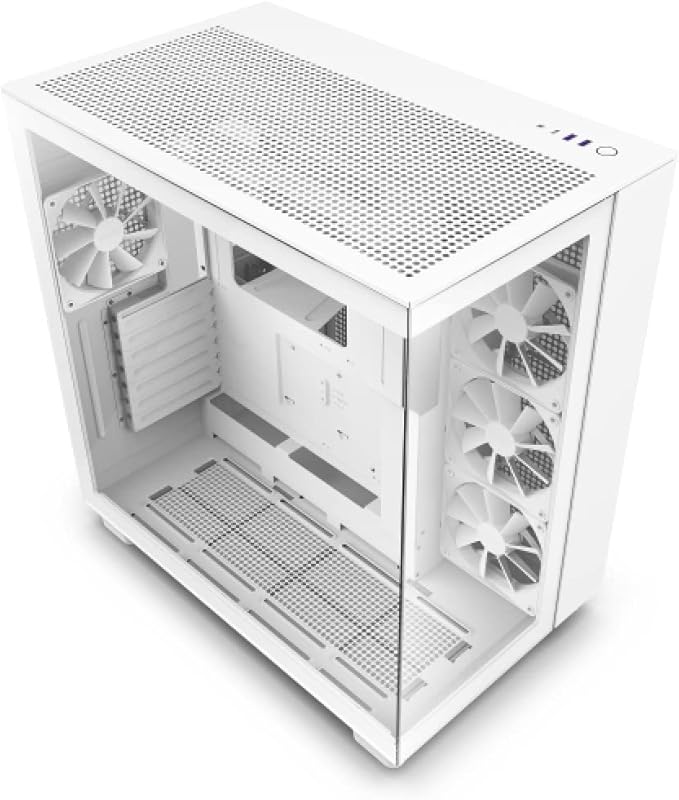 NZXT CM-H91FW-01 H9 Flow Edition ATX Mid Tower Case Matte White