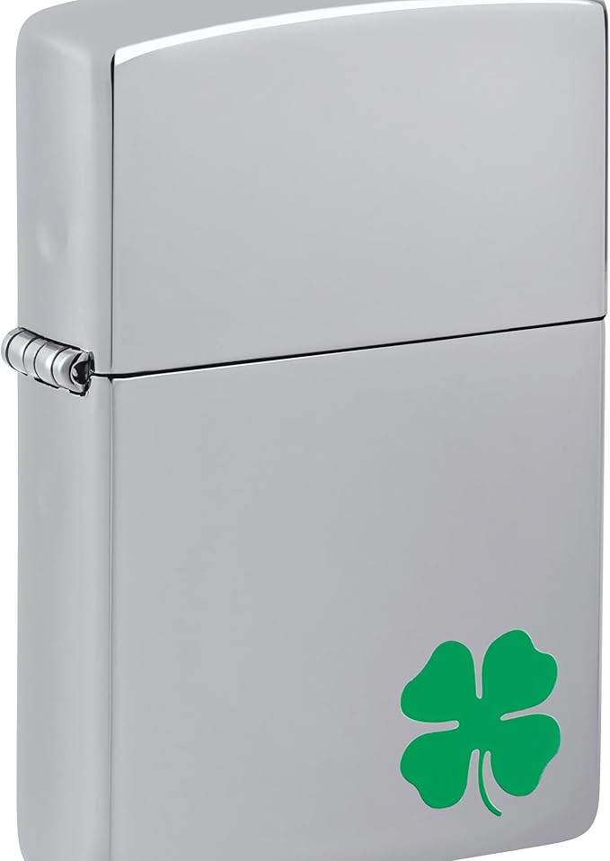 Zippo A Bit 'O' Luck - High Polished Chrome Lighter