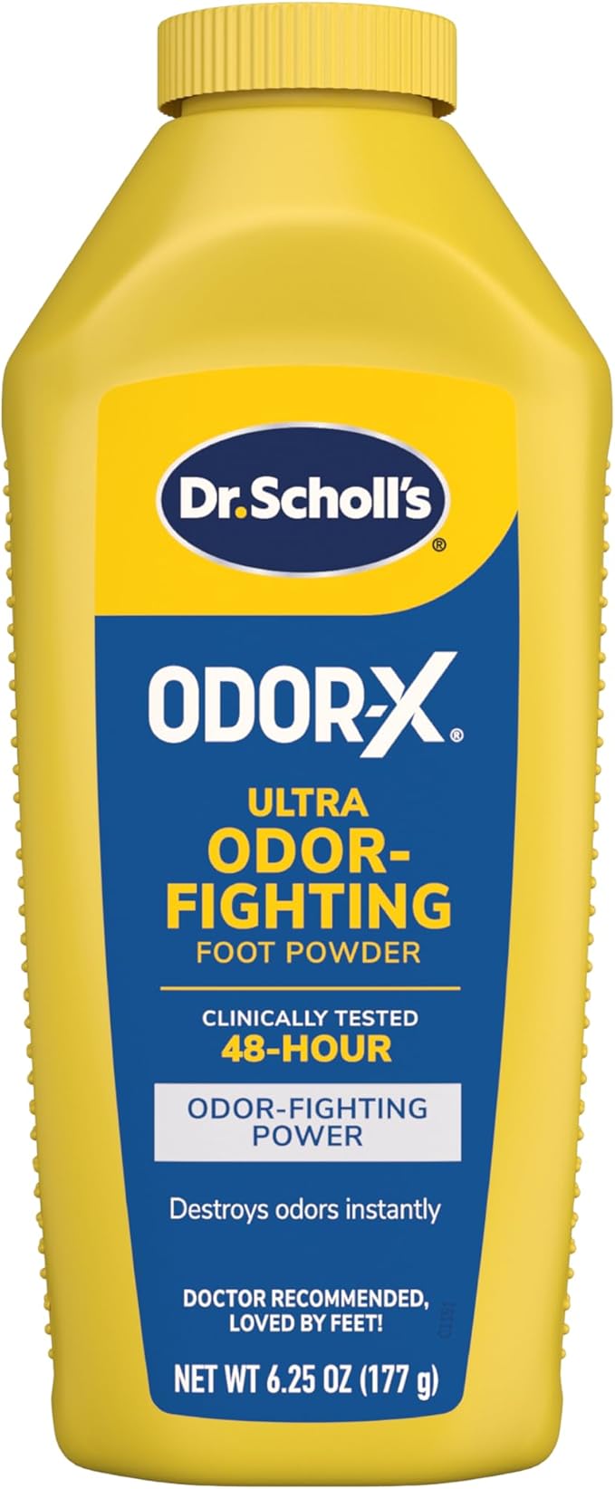 Dr. Scholl's Odor-X Sweat Absorbing Foot Powder, 7 Ounce (Pack of 1)