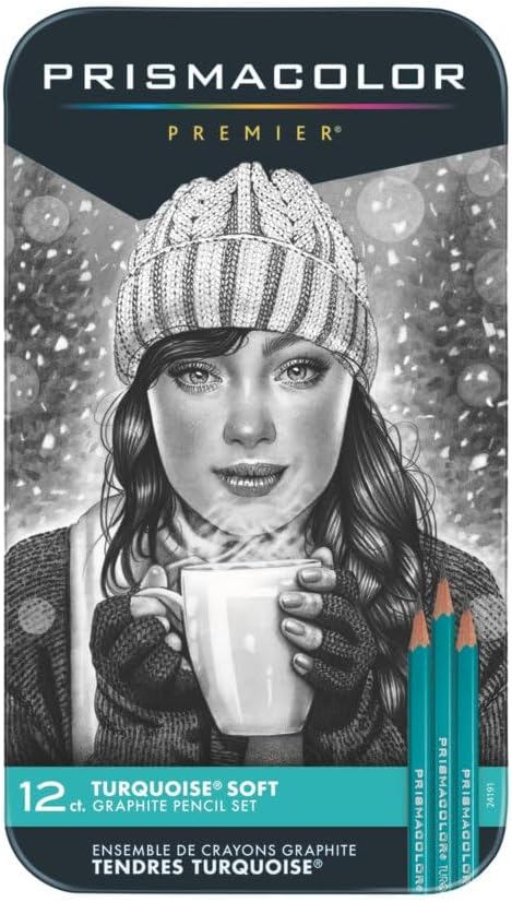 Prismacolor Premier Turquoise Graphite Pencil Set - Soft