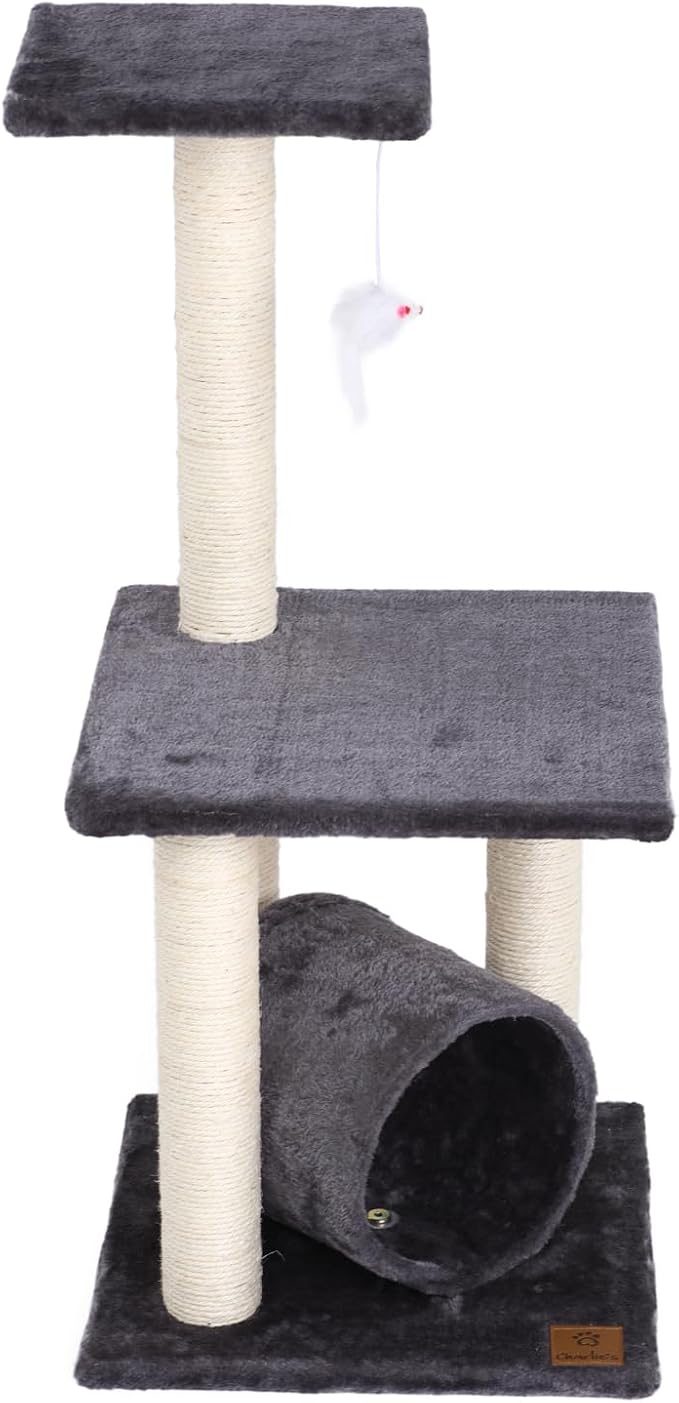 Charlie's Three Tier Cat Tree - Charcoal
