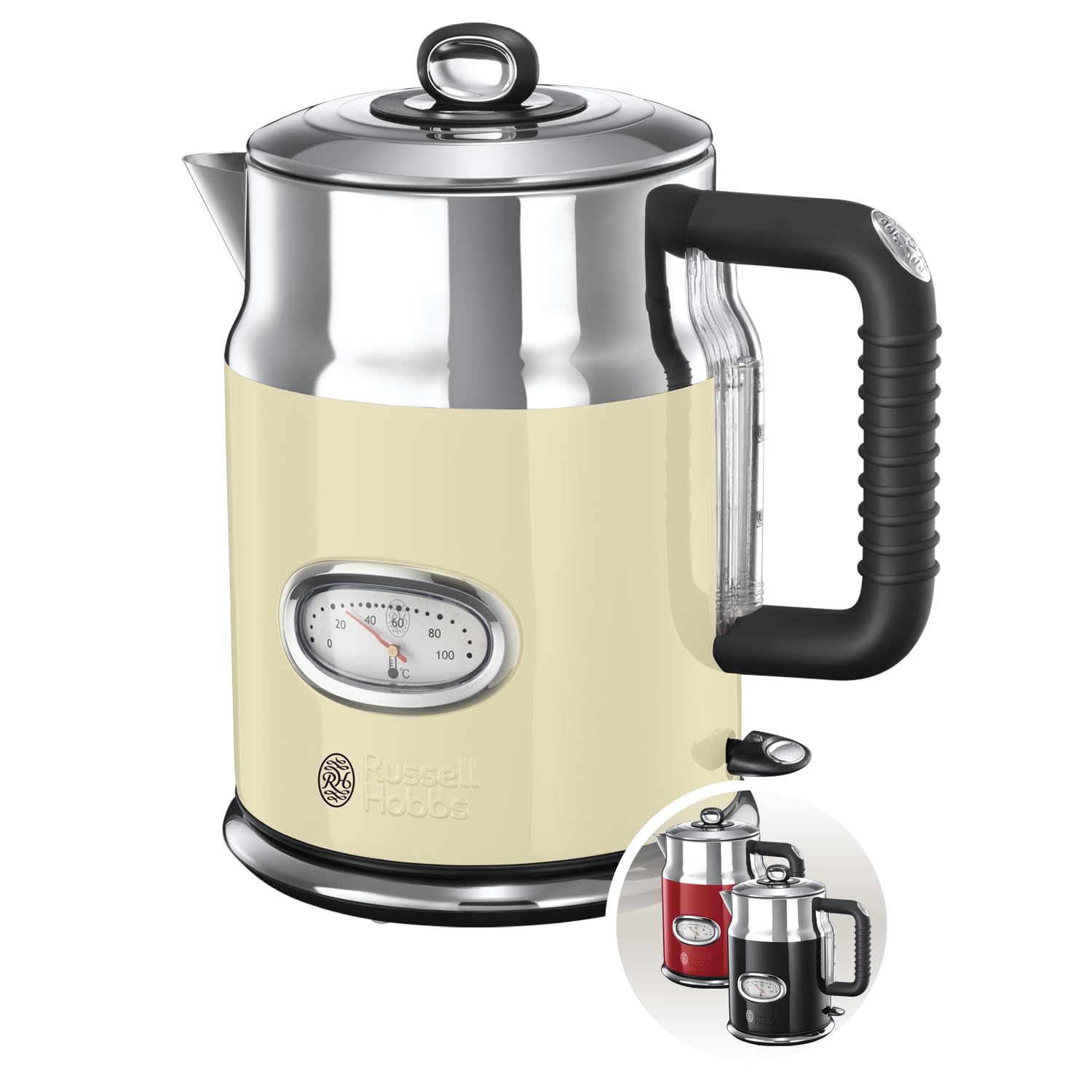 Russell Hobbs 21672-70 1.7L 2400W Cream Electric Kettle