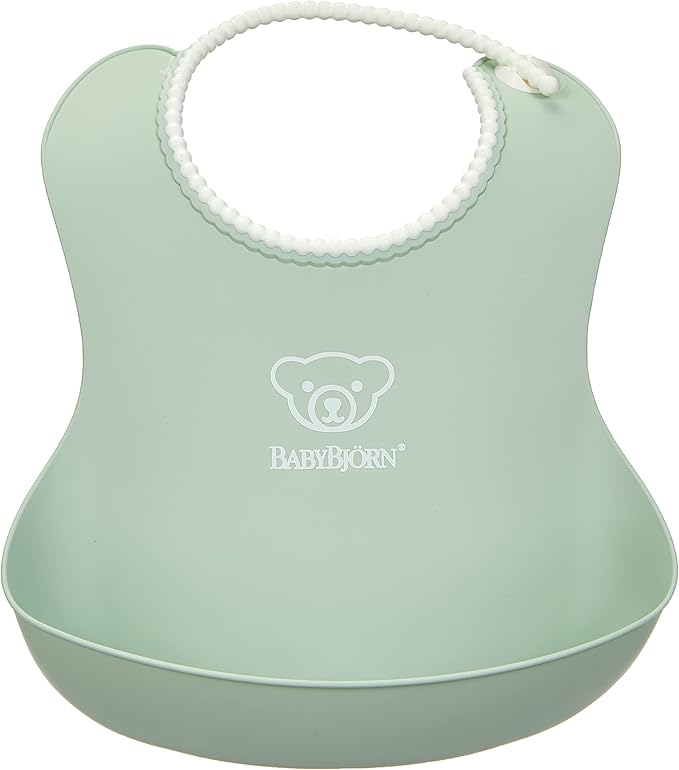 BabyBjorn Baby Bib (Powder Green)