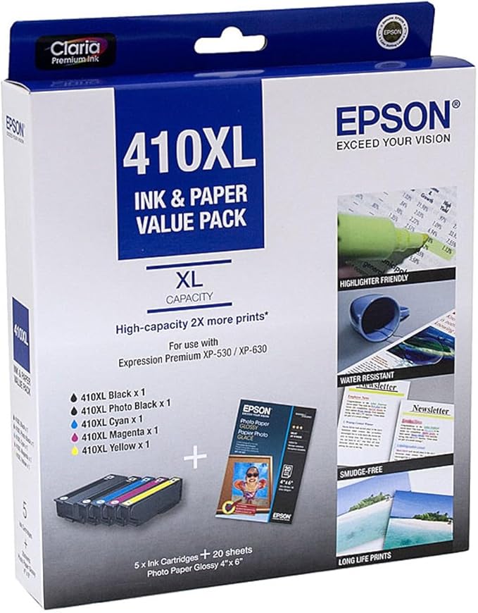Epson 410XL 5 Ink Value Pack