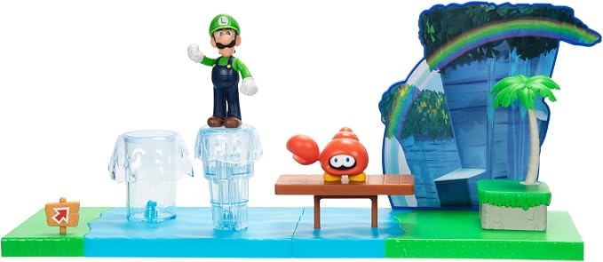 Super Mario Luigi Sparkling Waters Playset