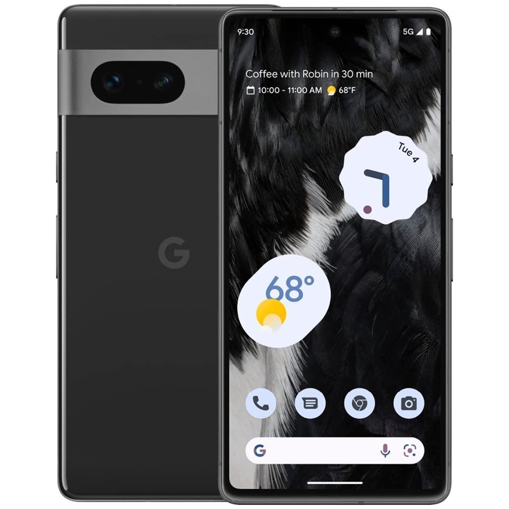 Google Pixel 7 (128GB, Obsidian Black) (Renewed)