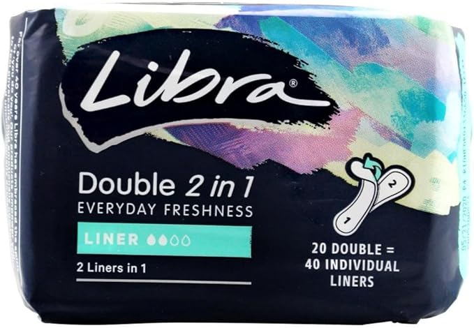 Libra Flexi Thin 2 in 1 Liners 20 Pack