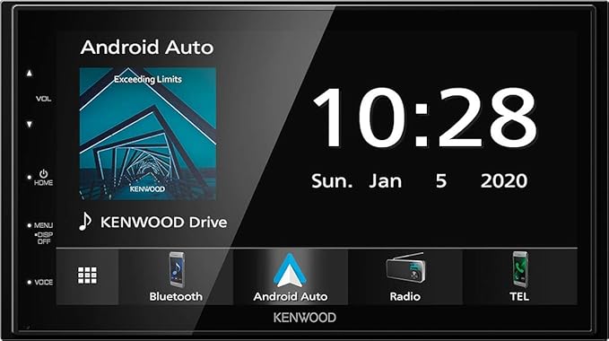 Kenwood DMX5020BTS Mechless 6.8" Double DIN Radio Bluetooth Android Apple Carplay
