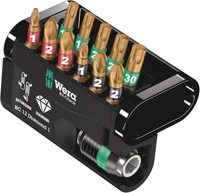 Wera 05057421001 Bit-Check 12 Diamond 1 Bits-assortment