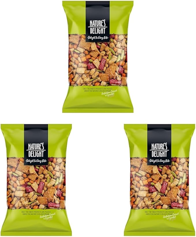 Natures Delight Coloured Rice Crackers 200 G, Multicolour