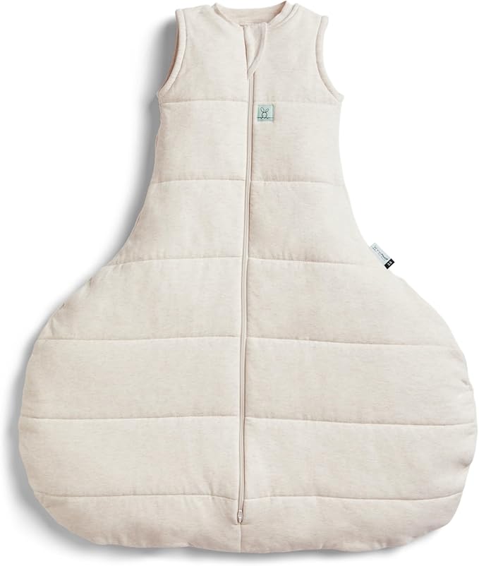 ergoPouch Hip Harness Jersey Sleep Bag 2.5 Tog Oatmeal Marle 8-24m